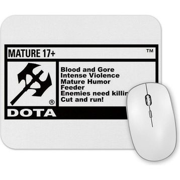 Baskı Dükkanı Dota Cut And Run Mouse Pad