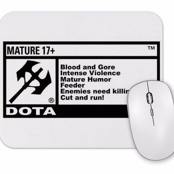 Baskı Dükkanı Dota Cut And Run Mouse Pad