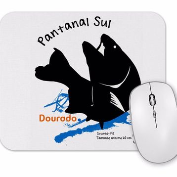 Baskı Dükkanı Dourado Balık Mouse Pad