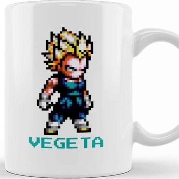 Baskı Dükkanı Dragon Ball Z Pixel Vegeta Kupa