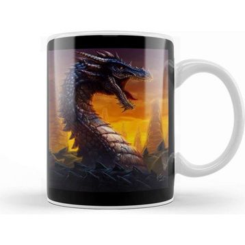 Baskı Dükkanı Dragon The Blue Wurm Kupa