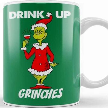 Baskı Dükkanı Drink Up Grinches 02 Kupa