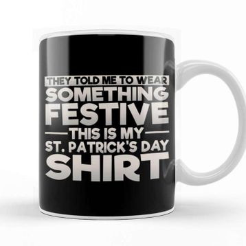 Baskı Dükkanı Drinking St Patricks This is My Festive St Patricks Kupa