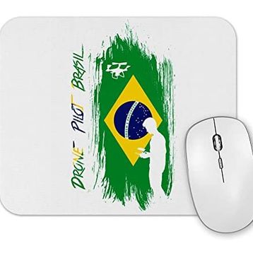 Baskı Dükkanı Drone Pilot Brasil Mouse Pad