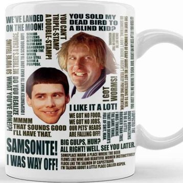 Baskı Dükkanı Dumb And Dumber Quotes Kupa
