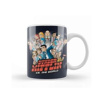 Baskı Dükkanı Dunder Mifflin vs The World the Office Kupa