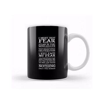 Baskı Dükkanı Dune Fear Quotes Kupa