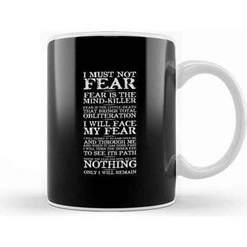 Baskı Dükkanı Dune Fear Quotes Kupa