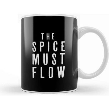Baskı Dükkanı Dune Tall Text Spice Must Flow Kupa