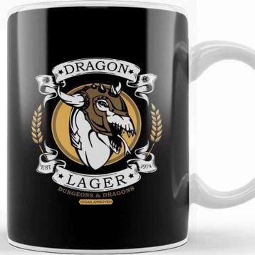 Baskı Dükkanı Dungeons and Dragons Dragon Lager Kupa