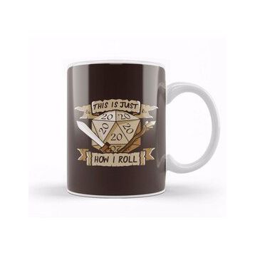 Baskı Dükkanı Dungeons and Dragons Just How I Roll Kupa