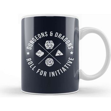 Baskı Dükkanı Dungeons and Dragons Roll For Initiative Kupa