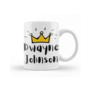 Baskı Dükkanı Dwayne Johnson Artwork Kupa