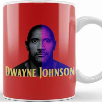 Baskı Dükkanı Dwayne Johnson Kupa