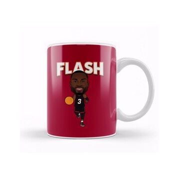 Baskı Dükkanı Dwayne Wade Flash Kupa Bardak