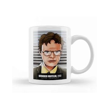 Baskı Dükkanı Dwight Schrute Dunder Mifflin Kupa Bardak