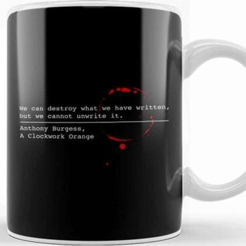 Baskı Dükkanı Dystopian A Clockwork Orange Quote Kupa Bardak