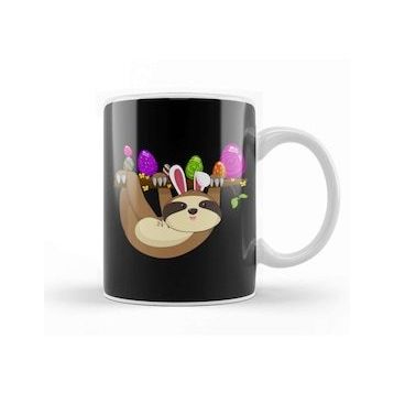Baskı Dükkanı Easter Bunny Sloth With Egg Easter Sunday Kupa Bardak