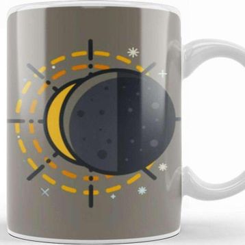 Baskı Dükkanı Eclipse 2021 Kupa Bardak