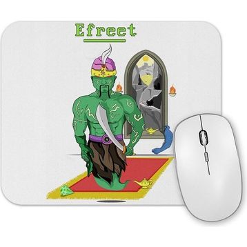 Baskı Dükkanı Efreet Djin War Green Faction Mouse Pad