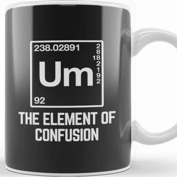 Baskı Dükkanı Element of Confusion Kupa