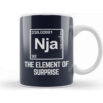 Baskı Dükkanı Element of Surprise The Ninja Kupa