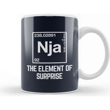 Baskı Dükkanı Element of Surprise The Ninja Kupa
