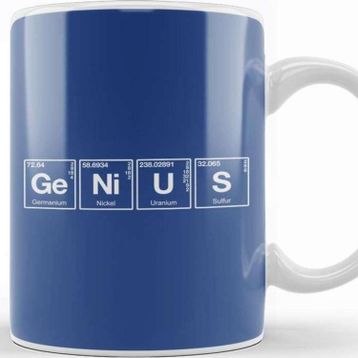 Baskı Dükkanı Elements of a Genius Kupa