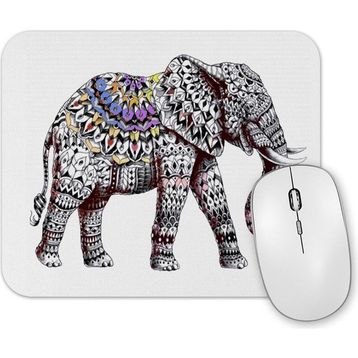 Baskı Dükkanı Elephant Color Mouse Pad