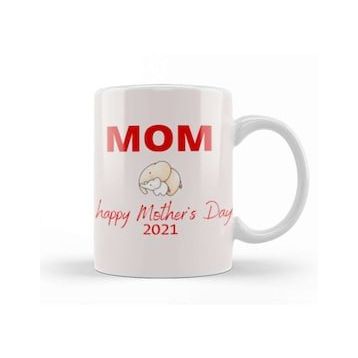 Baskı Dükkanı Elephant Mothers Day 2021 Kupa
