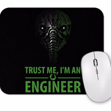 Baskı Dükkanı Engineer Trust Me Mouse Pad