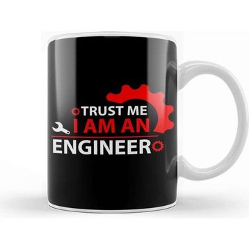 Baskı Dükkanı Engineer Trust Me Porselen Kupa