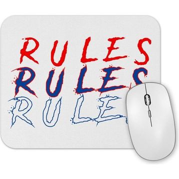 Baskı Dükkanı Estampa Rules Mouse Pad