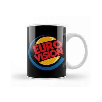 Baskı Dükkanı Eurovision Burger King Logo Kupa
