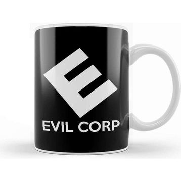 Baskı Dükkanı Evil E Corp Mr Robot Kupa