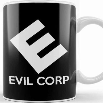 Baskı Dükkanı Evil E Corp Mr Robot Kupa