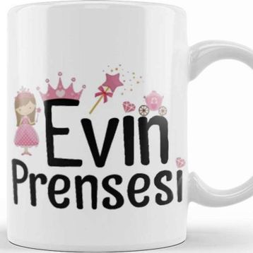 Baskı Dükkanı Evim Prensesi Kupa