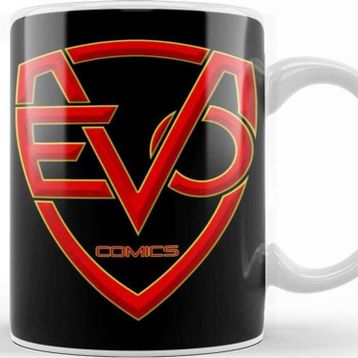 Baskı Dükkanı Evo Comics Inc Evolution Comics Inc Logo Kupa