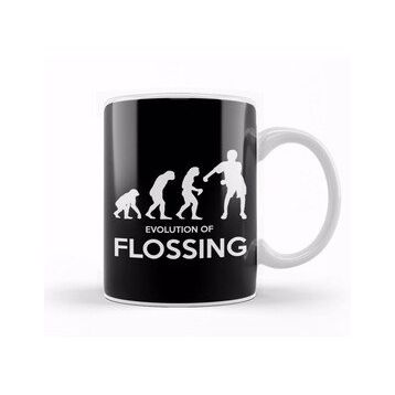 Baskı Dükkanı Evolution Of Flossing Kupa