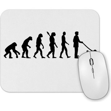 Baskı Dükkanı Evolution Pug Evrim Köpek Mouse Pad