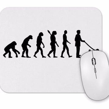 Baskı Dükkanı Evolution Pug Evrim Köpek Mouse Pad