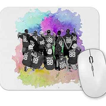 Baskı Dükkanı Exo Wolves Mouse Pad