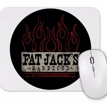 Baskı Dükkanı Fat Jacks Logo Mouse Pad