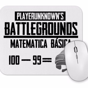 Baskı Dükkanı Feminina Battlegrounds Mouse Pad