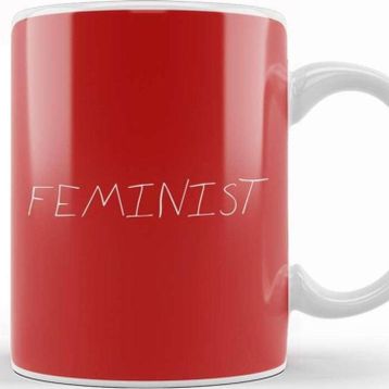 Baskı Dükkanı Feminist Slogan Kupa Bardak