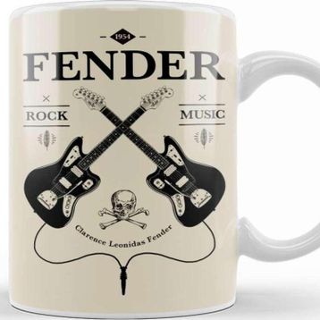 Baskı Dükkanı Fender Guitar Kupa Bardak