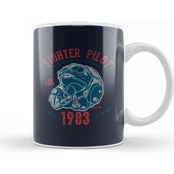 Baskı Dükkanı Fighter Pilot Kupa Bardak