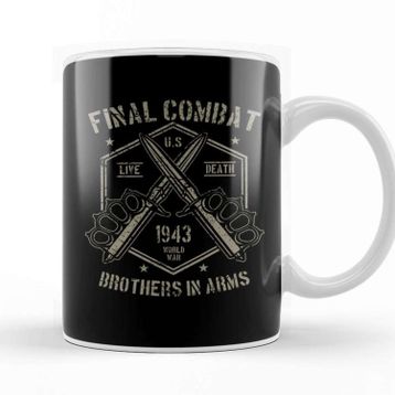 Baskı Dükkanı Final Combat Mural Kupa Bardak