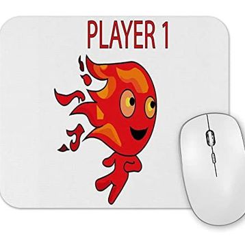 Baskı Dükkanı Fire Boy Mouse Pad