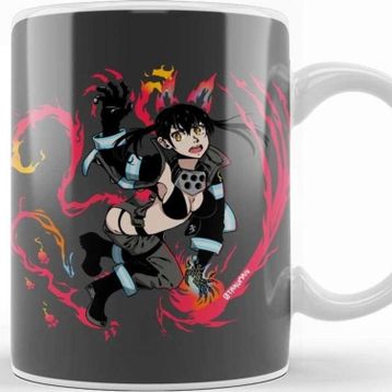 Baskı Dükkanı Fire Force Tamaki Kupa Bardak